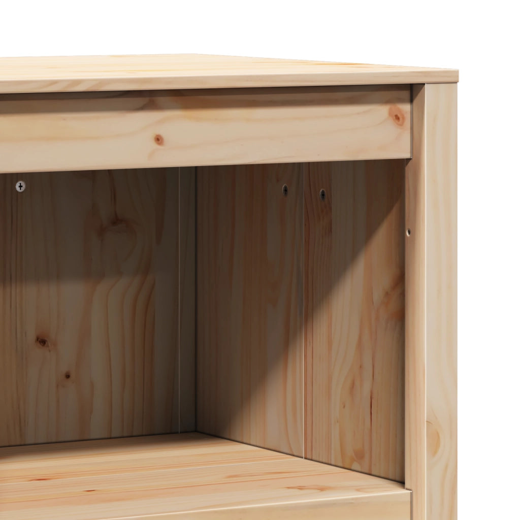 Armadio da Cucina Esterno 55x55x92 cm in Legno Massello di Pino