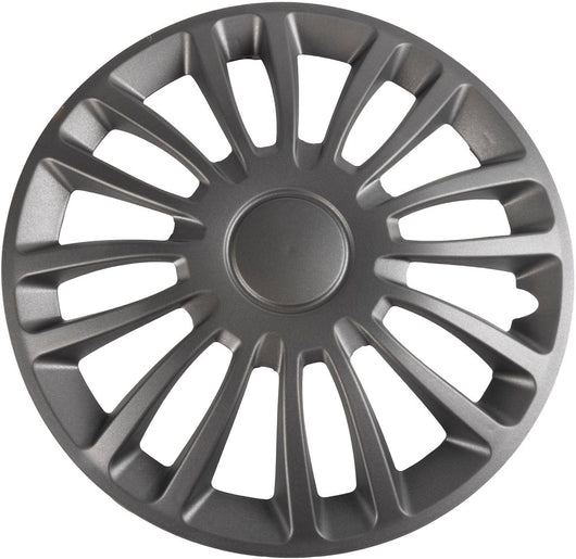 Set copricerchi auto antracite monza 16'' 4 pezzi in ABS