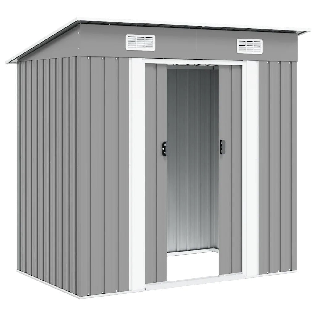 Capanno da Giardino Grigio Metallo cod mxl 49493