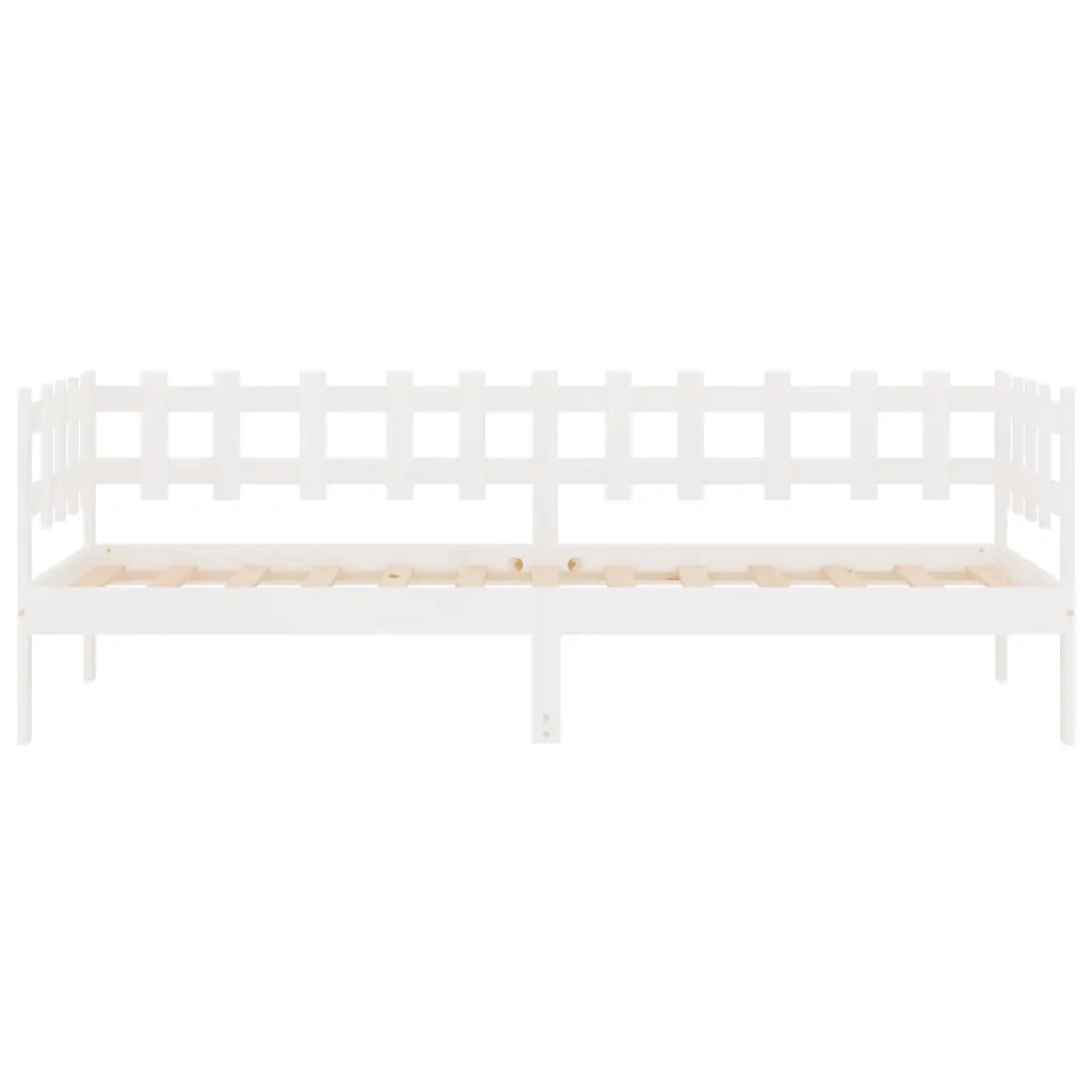 Dormeuse Bianca 90x200 cm in Legno Massello di Pino