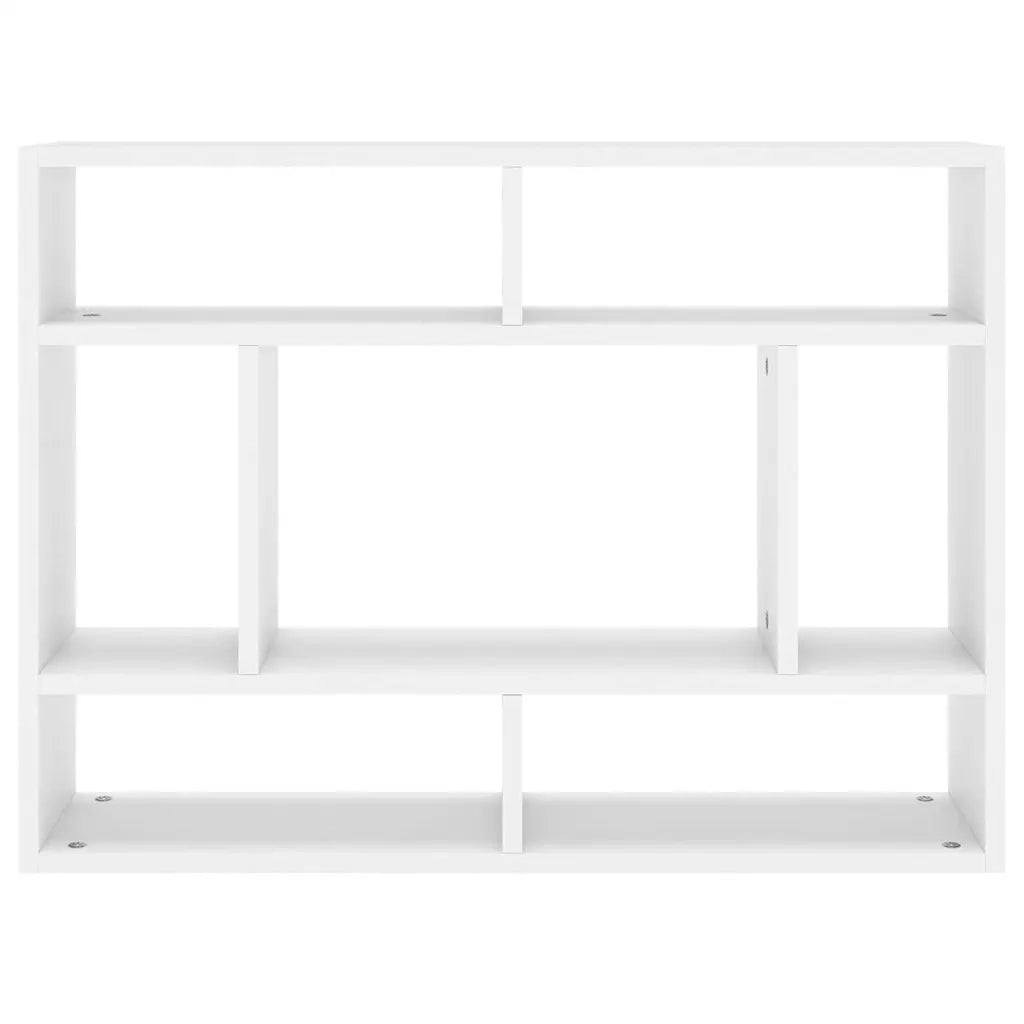 Scaffale a Parete Bianco 75x16x55 cm in in Multistrato