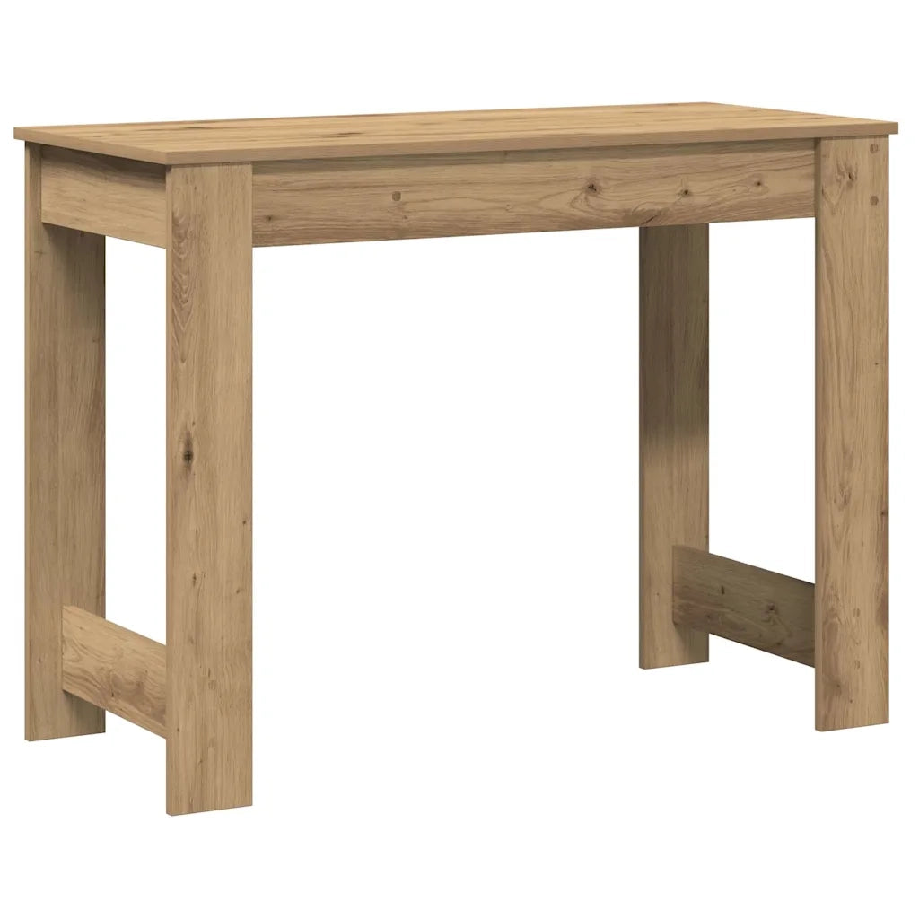 Scrivania Rovere Artigianale 100x45x75 cm in Legno Multistrato 860435