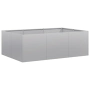 Fioriera | Cassetta per fiori | Vaso 120x80x40 cm in Acciaio Zincato