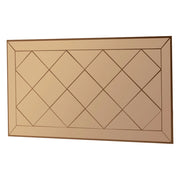 Sormano, Specchio Dettagli Geometrici, 60x120h cm Marrone Bronzo