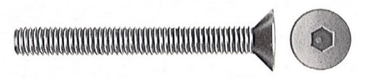 sc viti testa svasata piana finitura brunito esag. incassato 6x40 (pz.10) cod:ferx.75835