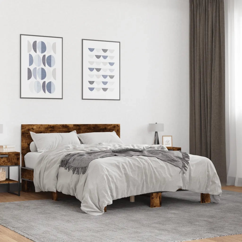 Giroletto Rovere Fumo 140x190 cm in Legno Multistrato Metallo 3280214