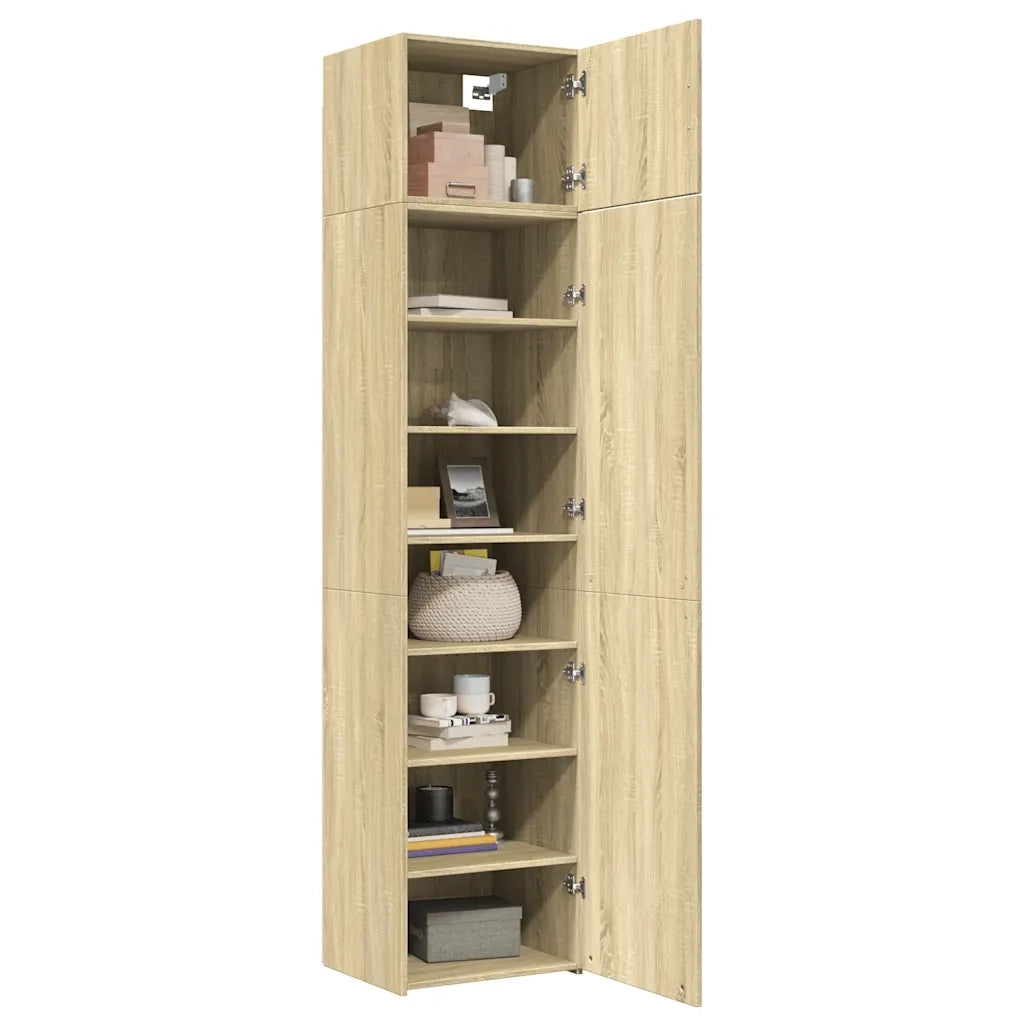 Mobile Sottile Rovere Sonoma 50x42,5x225 cm in Truciolato CFW3521034