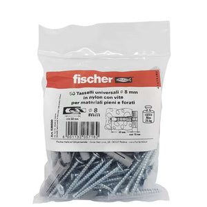 50 TASSELLI FISCHER 8MM