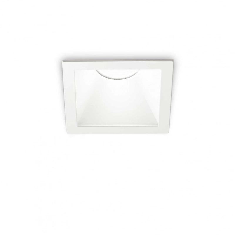 Lampada Da Incasso Game Trim Square 11W 3000K Wh Wh Ip65 Ideal-Lux