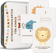 Carte di Affermazione Positive per Bambini: Esercizi di Sfiducia in Se Stessi e Mindfulness