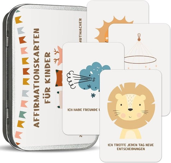 Carte di Affermazione Positive per Bambini: Esercizi di Sfiducia in Se Stessi e Mindfulness