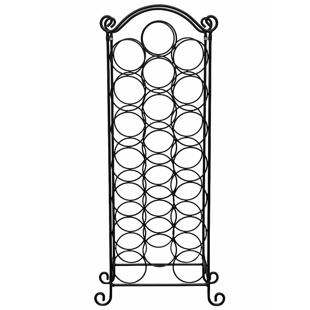 Porta Bottiglie di Vino per 21 Bottiglie in Metallo 50206