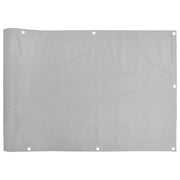 Schermo da balcone | Paravento da Balcone Grigio 600x120 cm in PVC
