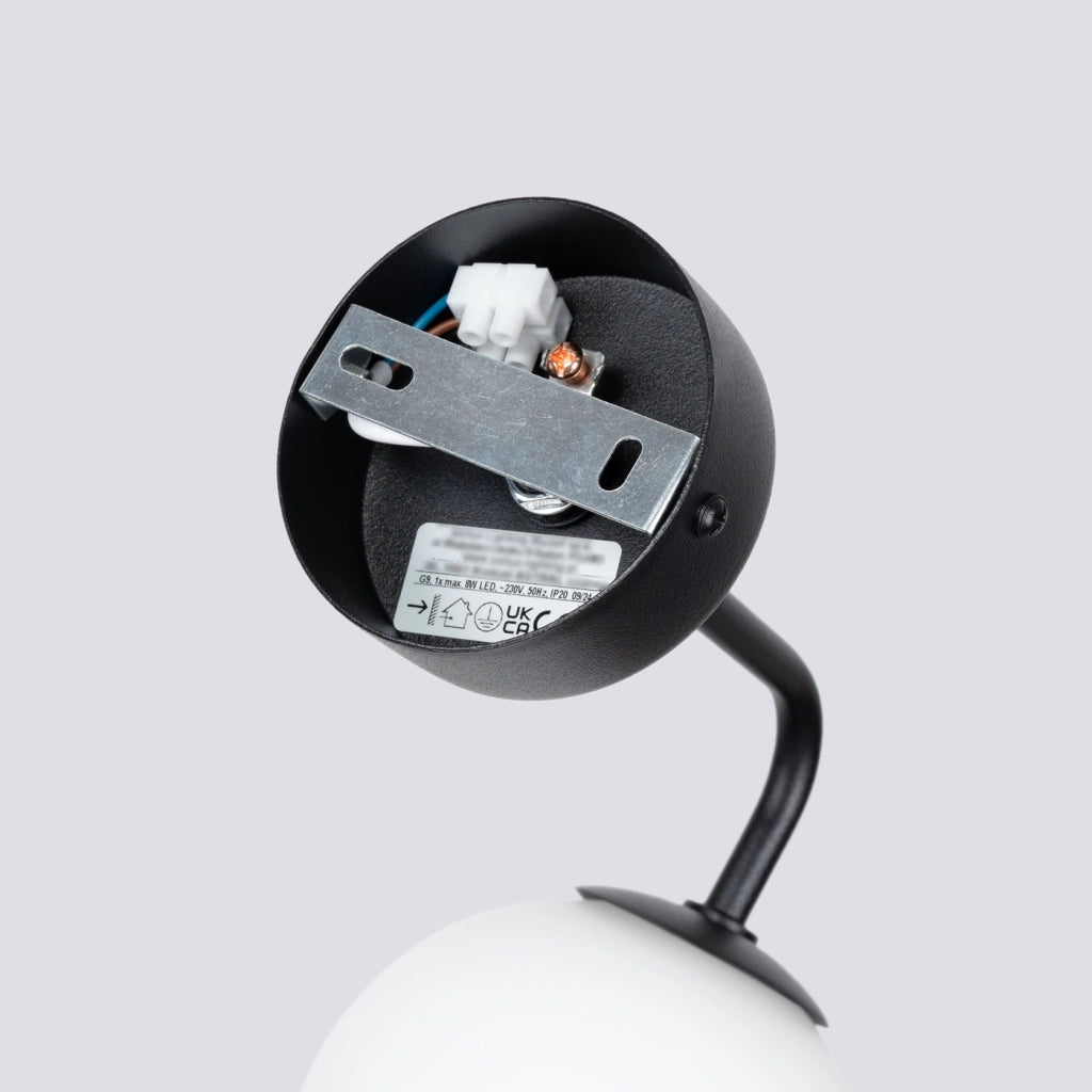 Lampada da parete ASTRAL 1 nero
