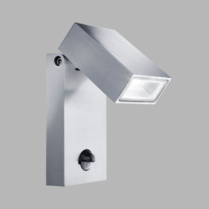 Applique Moderna Metro Alluminio Cromo Vetro Led 10W 4000K