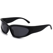 Solella per occhiali da sole a copertura totale per uomo e donna, stile anni 2000, occhiali da sole a rete, parasole per bicicletta sportivo, protezione UV 400.