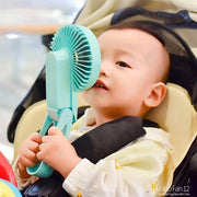 Ventilatore portatile a batteria con funzione di scuotimento del capo per ricarica, ventilatore da ufficio da tavolo elettrico compattabile silenzioso blu-verde