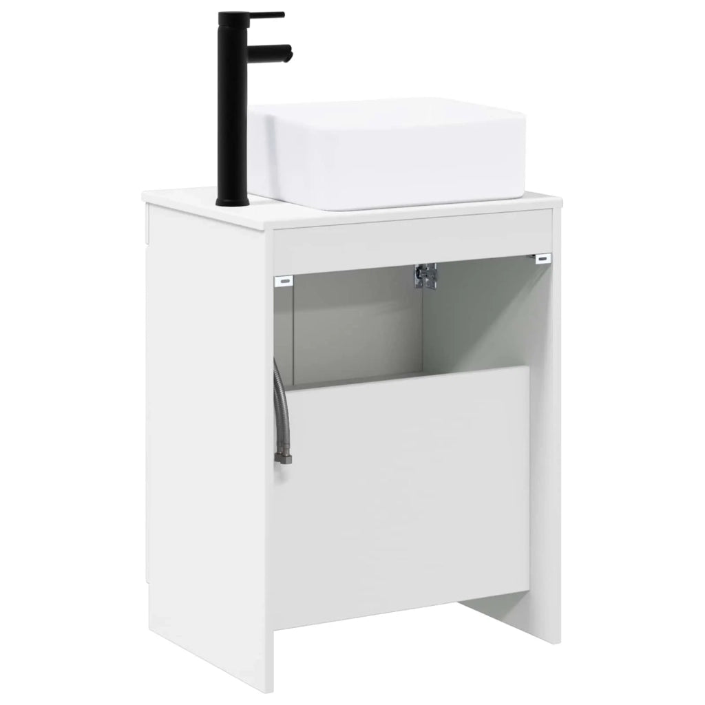Set di mobili per il bagno Bianco Legno ingegnerizzato 3404222