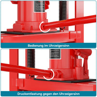 Pressa idraulica da officina 30t Pressa a telaio per cuscinetti