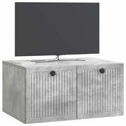 Mobile TV da Muro | Armadietto TV | Mobile Porta TV Grigio Cemento 59,5 x 41 x 30 cm
