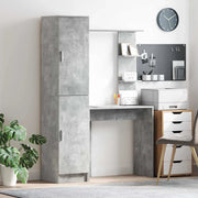 Scrivania 2 pcs Grigio cemento 3337284