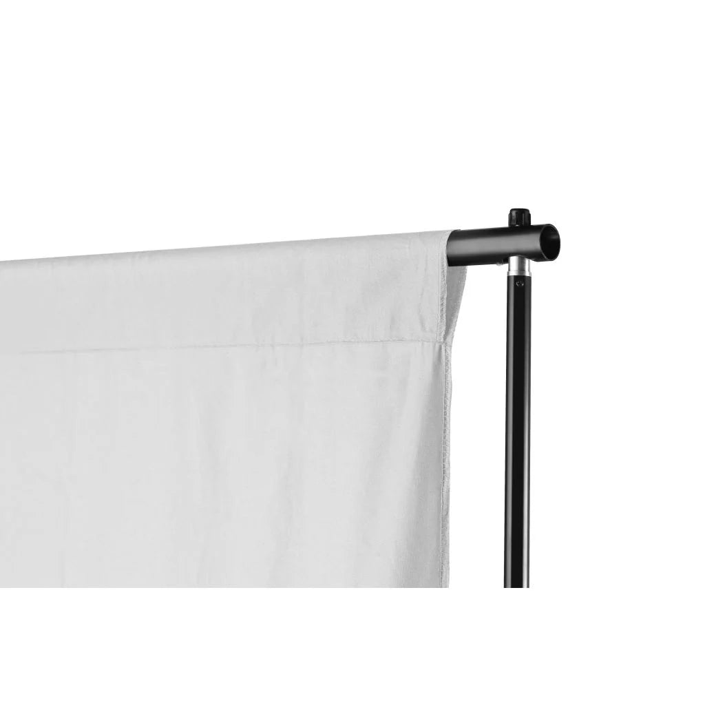 Supporto telescopico professionale per fondale e fondale bianco 3 x 5 m 02_0001523