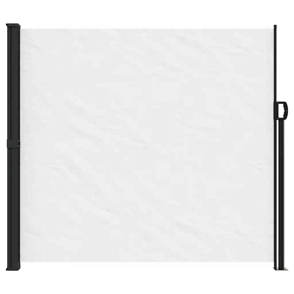 Tenda da Sole Laterale Retrattile Bianco 180x600 cm 4004541