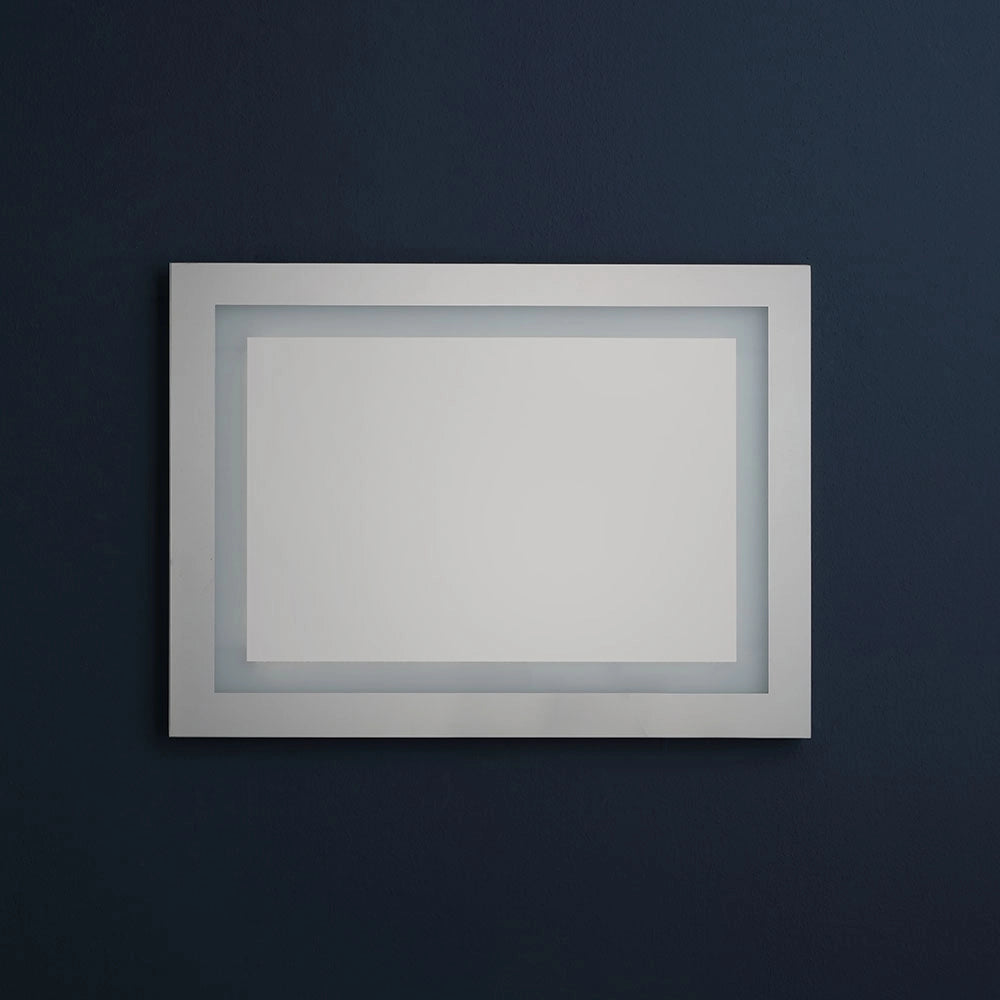 Specchio bagno a led 80x60 con sensore touch