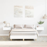 Giroletto senza Materasso Bianco 140x190 cm Legno Multistrato 861057
