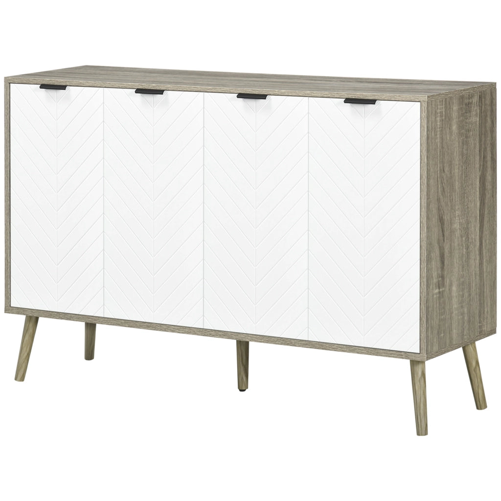 Armadio a muro con ante scorrevoli ¨C Minimal ¨C bianco grigio 120x35x77 cm