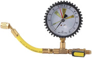 Manometro 80 mm - Drukmeter per condizionatori - Druktestmetro per refrigeranti - Adatto per R134a/R22/R407C/R410A - Interfaccia 1/4 SAE - Drukbereik -1~60 bar