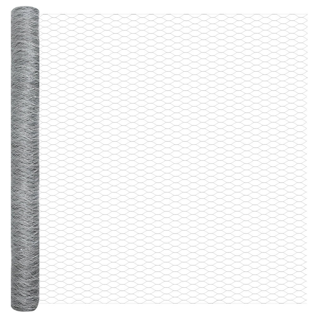 Recinzione Esagonale  1.4x50 m in Acciaio Zincato