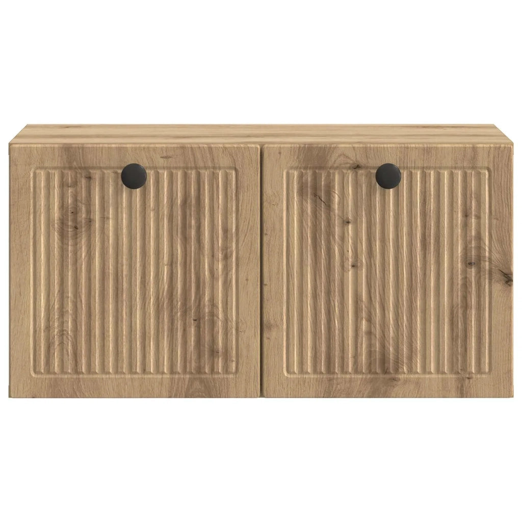 Mobile Porta TV da Muro Rovere Artigianale 59,5 x 31 x 30 cm