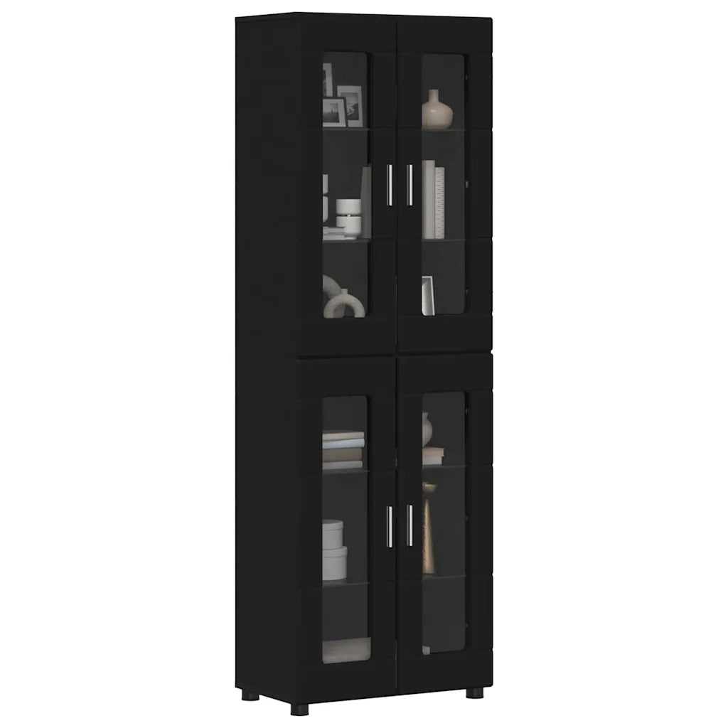 Credenza FLORIN Nero 60 x 35 x 182 cm Legno multistrato 3397905