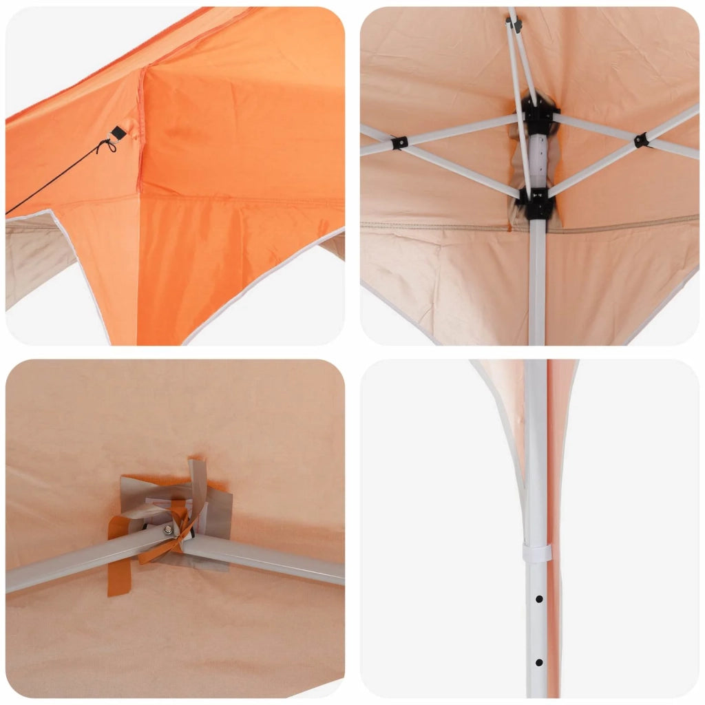 Tenda per feste a pop-up 575 x 288 x 245 cm Arancione