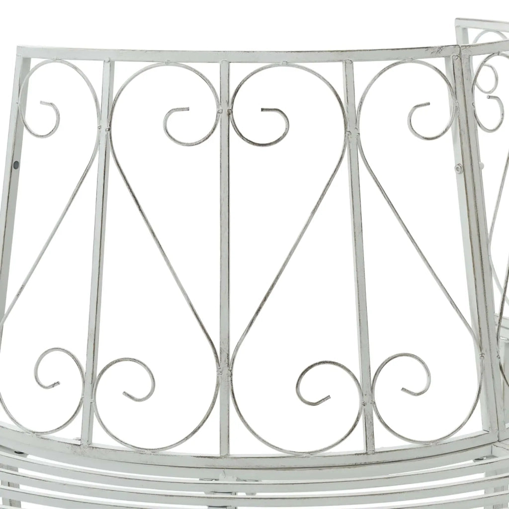 Panchina per Alberi 4-Numero di posti 160 x 80 x 89 cm Acciaio 42029504