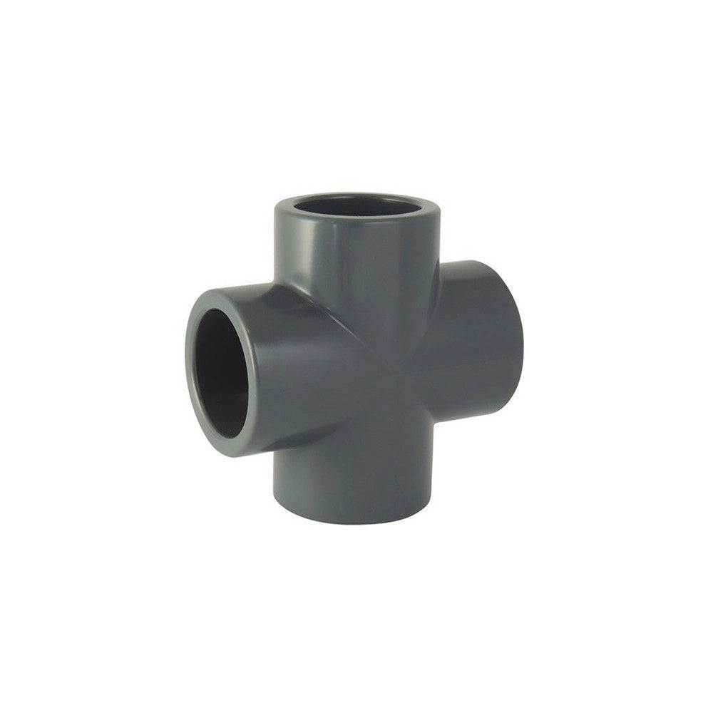 PVC Raccordo a croce ad incolaggio femmina - diametro 20