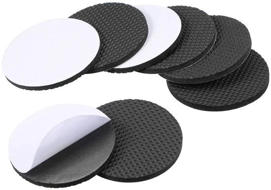 Set di Pads EVA per Mobili - 60mm di Diametro - 4mm di Spessore - Ronde - Set da 8 - Tappetini