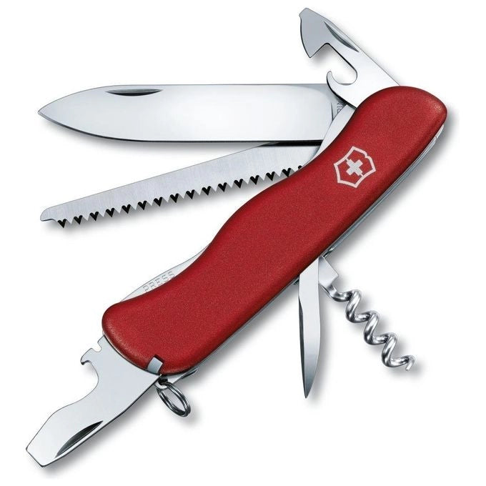 Victorinox V-0.83 63 Forester Multiuso 12 funzioni con lama bloccabile colore Rosso
