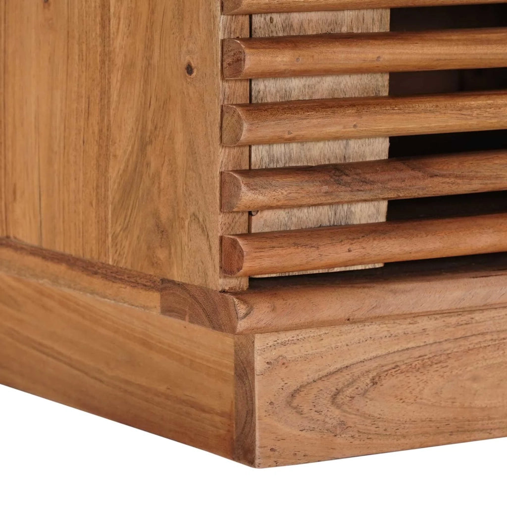 Tavolo da Caffè Fatto a Mano Marrone Teak 85 x 45,5 x 40 cm