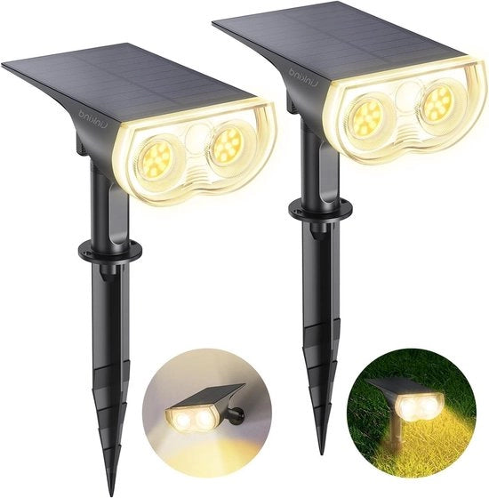 Schemer tot dageraad luce sensibile lampade solari IP67 impermeabili - Set di 2