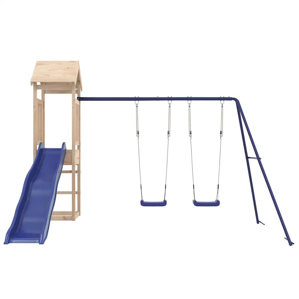 Set da Gioco da Esterno in Legno Massello di Pino 3155822