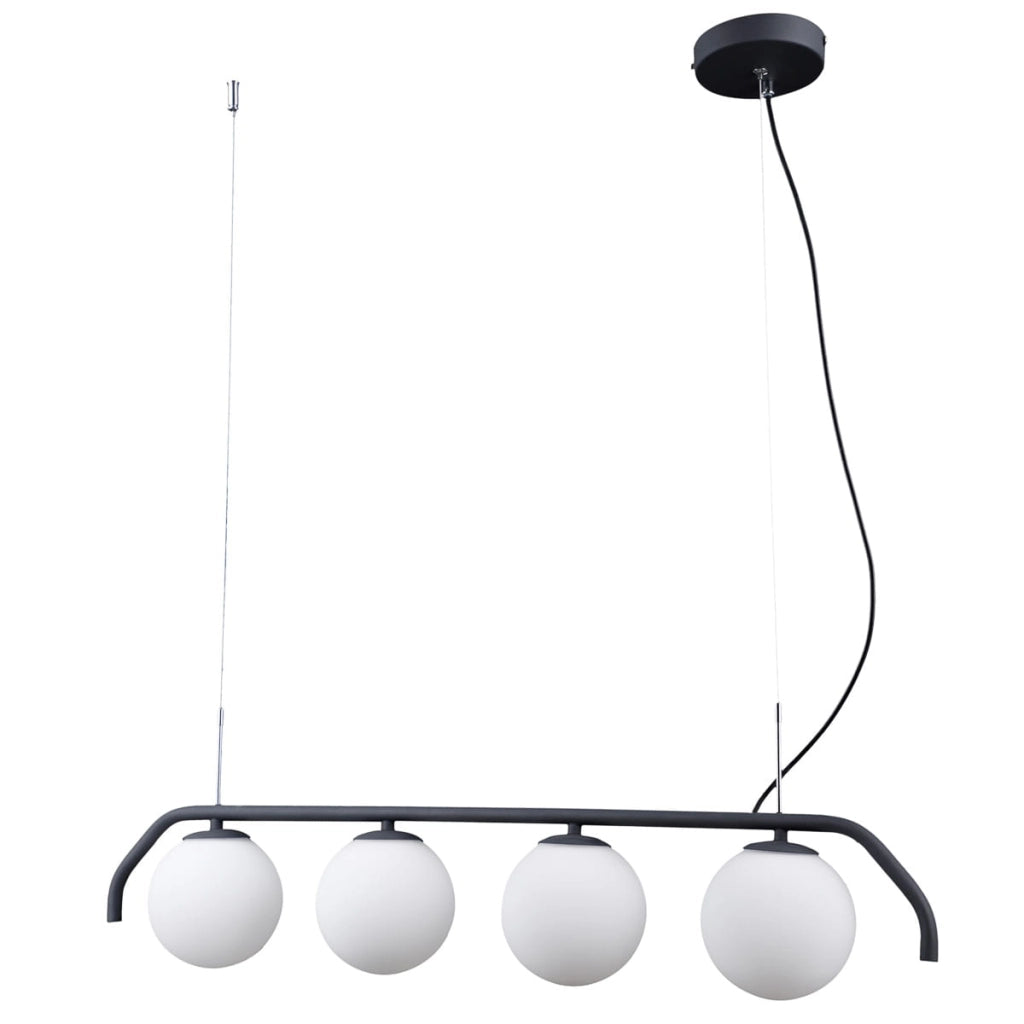 Lampadario Italux Carimi grafite 4 luci G9 PND-3300-4-BK