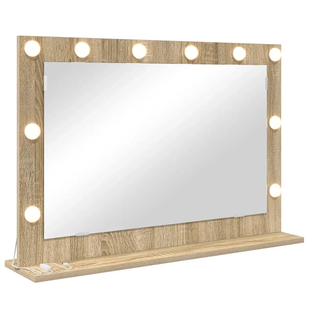 Specchio da Vanit¨¤-Specchio da Trucco Rovere Sonoma 80 x 55 x 18 cm