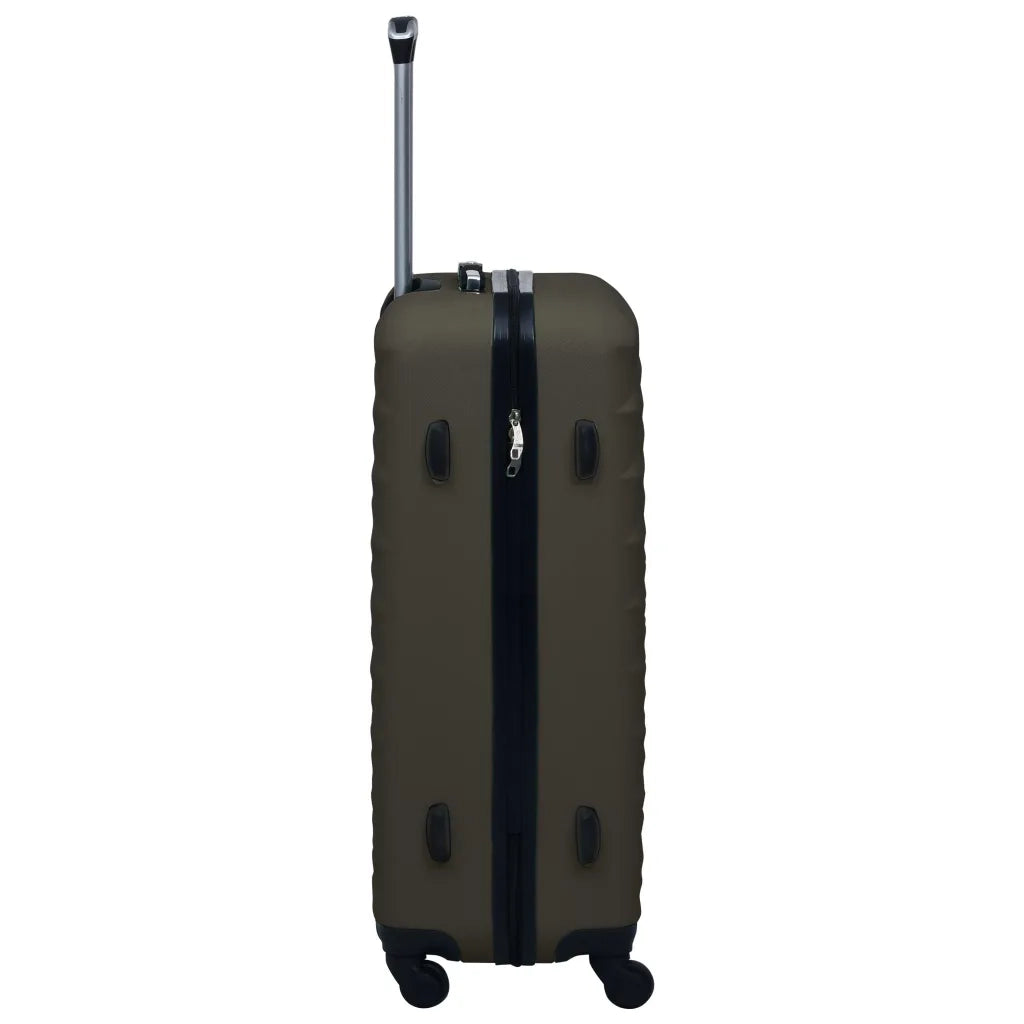 Set Valigie Trolley a Custodia Rigida 3 pz Antracite in ABS cod mxl 48806