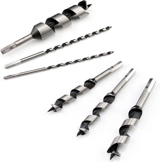 Bohro a vitiello a 5 facce con diametro 24 mm - Per carpentiere e muratori - Set di 1 pezzo, 230 mm lungo.
