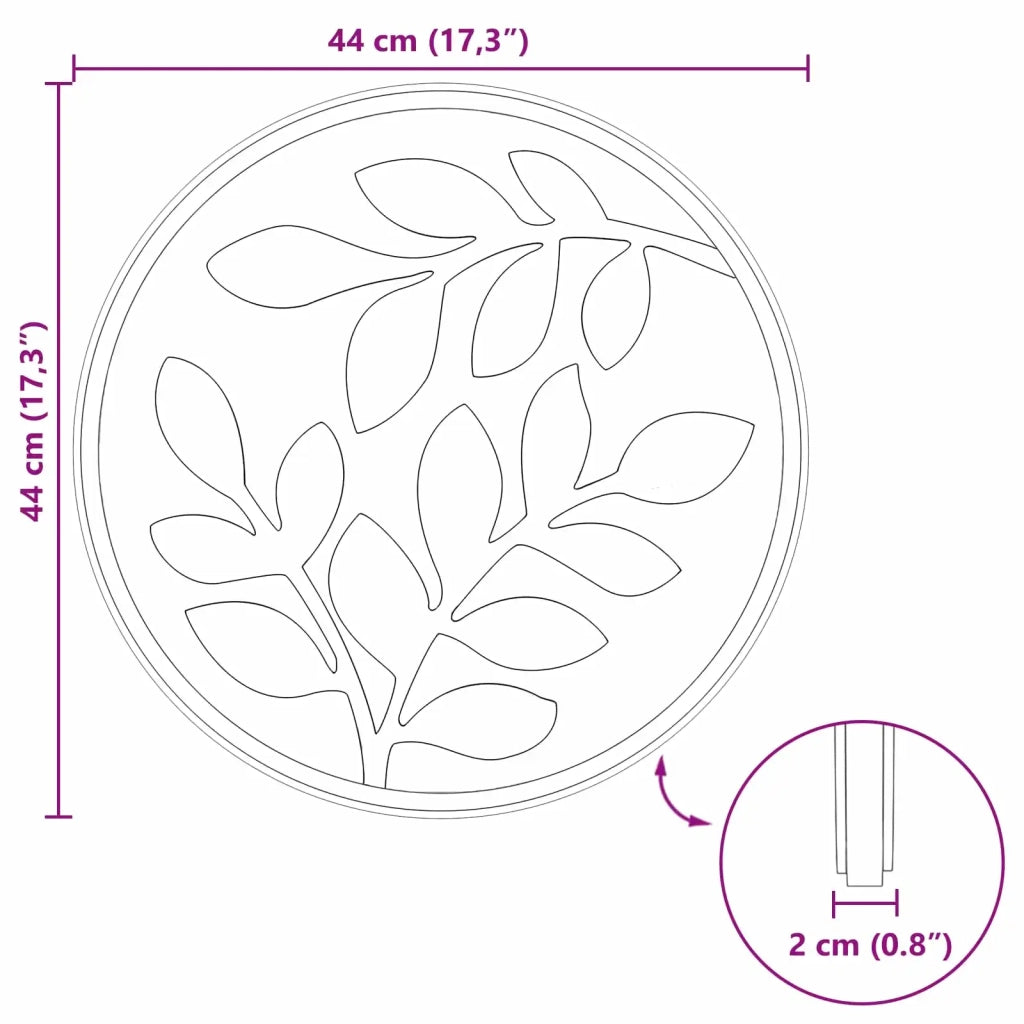 Pietra da Passo 6 pz Rosso ? 44 x 2 cm Gomma CFW4024772