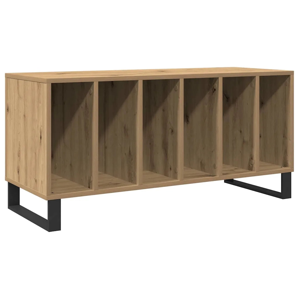 Mobile porta vinili rovere artigianale 100 x 38 x 48 cm CFW1252763