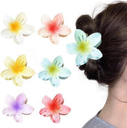 Spilloni per Capelli a Foggia con Pacco da 6 - Clip per Capelli in Plastica per Ragazze e Donne, Accessori per Vacanze Estive - 4 cm