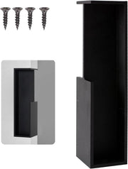 Manubrio Premium per Porta Scorrevole in Alluminio con Maniglia Moderna Nero - Ideale per Soggiorno, Camera da Letto o Bagno